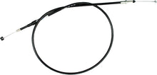 Load image into Gallery viewer, Motion Pro black vinyl clutch cable 70-3087 with protective housing, designed for motorcycle hydraulic control lines.