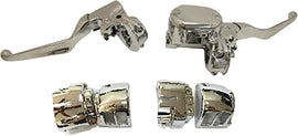 Chrome HardDrive 14-Up Sportster foot control hand control for non-ABS models, featuring sleek design and durable construction.