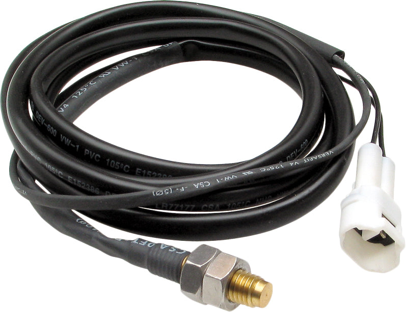 Motion Pro black vinyl speedo cable 70-10103 for motorcycle, showcasing durable hydraulic control line with cable ends.