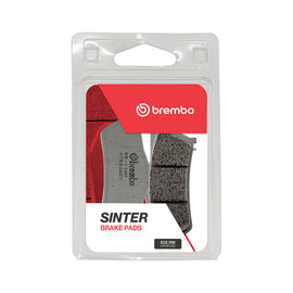 Brembo Upgrade Sx Brake Pads Sintered 177-1118 for high-performance braking, shown with close-up of brake pad details.