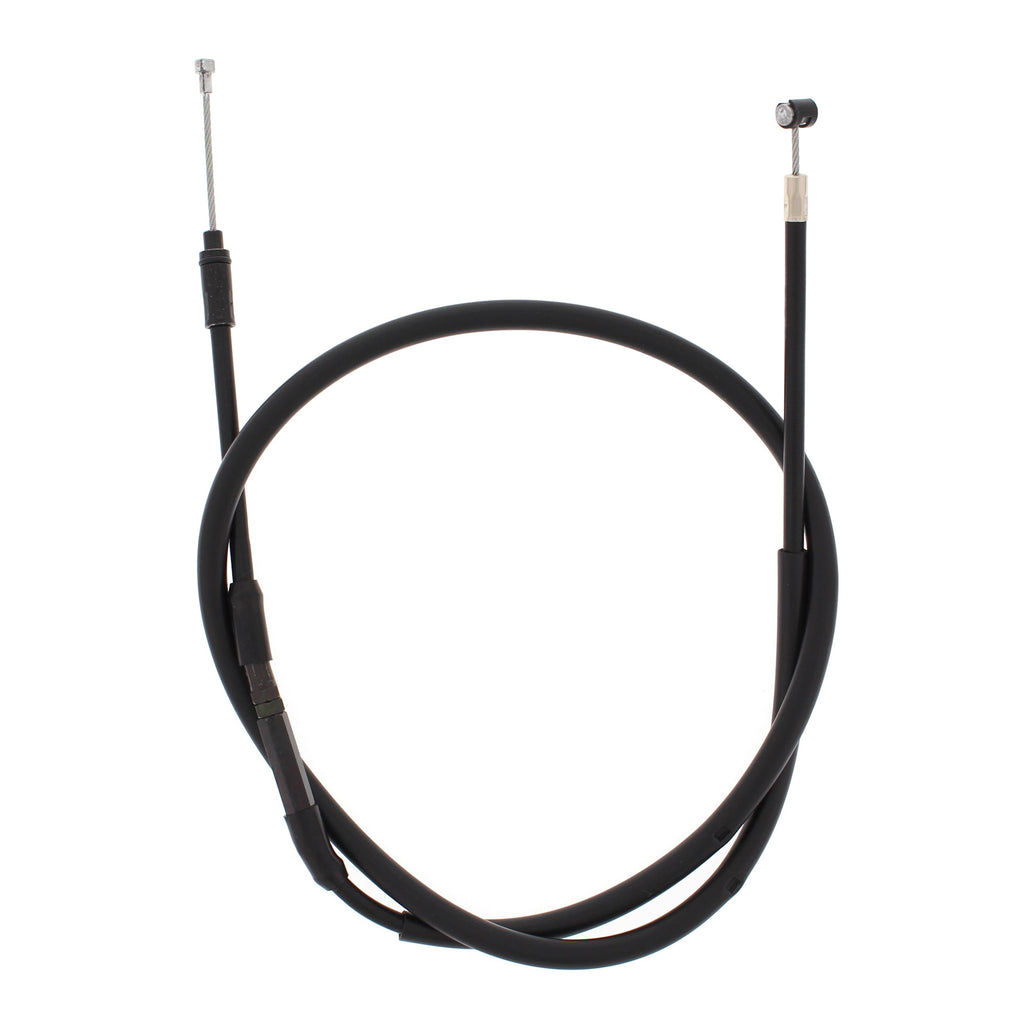 All Balls clutch cable 24-52090 for motorcycles, showing the black hydraulic control line with metal fittings.
