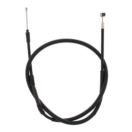 All Balls clutch cable 24-52090 for motorcycles, showing the black hydraulic control line with metal fittings.