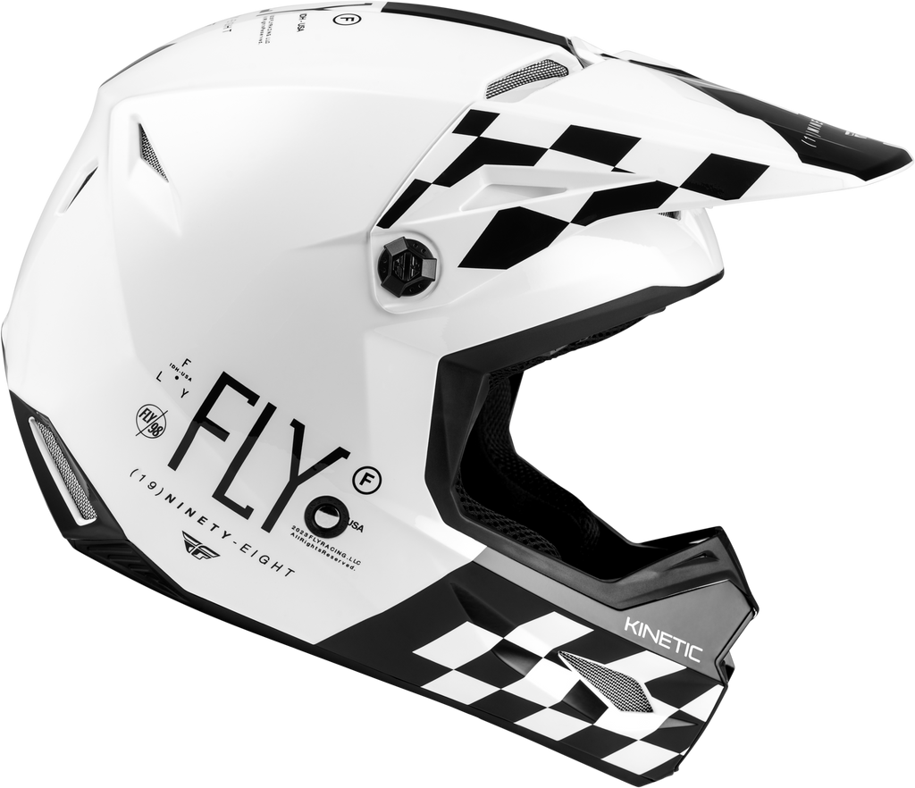 Kinetic Lite Rival Helmet Gloss White/Black Lg
