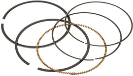 Vertex piston rings for 94.95mm Yamaha pistons, shown with metal rings and packaging, designed for Vertex piston kits.