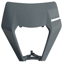 Load image into Gallery viewer, Polisport Plastics KTM Nardo Grey headlight mask for body protection, designed for KTM motorcycle models.