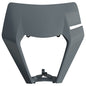 Polisport Plastics KTM Nardo Grey headlight mask for body protection, designed for KTM motorcycle models.