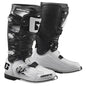 GAERNE SG10 black and white riding boots in size 13, showcasing sleek design and sturdy footwear construction.