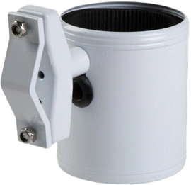 Kruzer Kaddy Kan-Do Kaddy Holder Multimount in white, showing the versatile mounting bracket and secure holder for fishing gear.