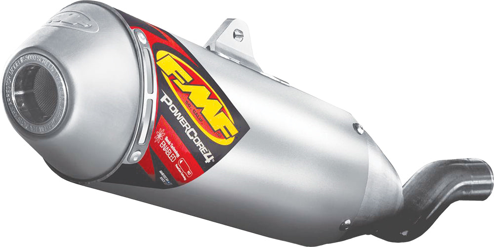 FMF Racing P-Core 4 muffler and header for TTR110 2008-2011, showing the exhaust system components on a white background.