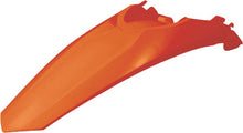 Load image into Gallery viewer, Acerbis orange rear fender for motorcycle, showing its curved plastic design and bright orange color.