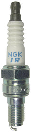NGK spark plug model 6544/04 2-IMR9D-9H showing the metal and ceramic components of this automotive spark plug