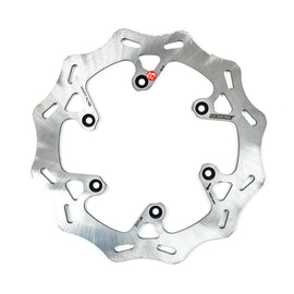 Rear braking rotor by Braking, model Yam 32-2653, showing the metal disc component used for vehicle braking systems.