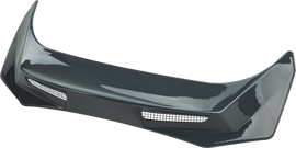 Grey Fly Racing Odyssey spoilers with aerodynamic design and branding, shown on a white background.