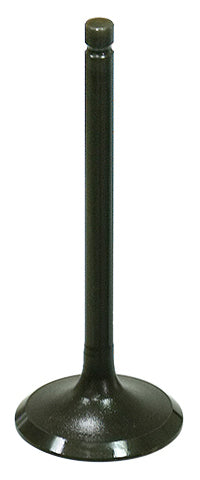 Bronco engine exhaust valve 183-09219E showing metal valve with stem and sealing surface for vehicle engine repair.