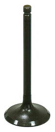 Bronco engine exhaust valve 183-09219E showing metal valve with stem and sealing surface for vehicle engine repair.
