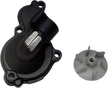 Load image into Gallery viewer, Boyesen black waterpump cover and impeller kit for off-road vehicles, featuring durable design and precise fit.