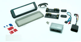 Scosche Single Din install kit for 1998-2013 vehicles, designed for seamless integration of car audio systems.