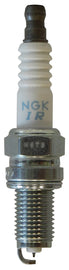 NGK Spark Plug #5477/04 2-KR8AI showing the metal and ceramic components of the automotive spark plug.
