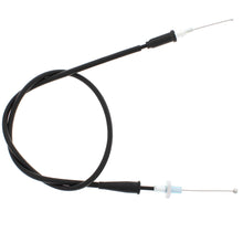 Load image into Gallery viewer, All Balls throttle cable 24-51046 for hydraulic control lines, showing a close-up of the cable with connectors and protective sheathing.
