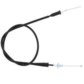 All Balls throttle cable 24-51046 for hydraulic control lines, showing a close-up of the cable with connectors and protective sheathing.