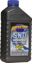 Load image into Gallery viewer, Spectro Prem Snow Petroleum Injector 2T 1qt bottle of chemicals for snowmobile engines, displayed with label and packaging
