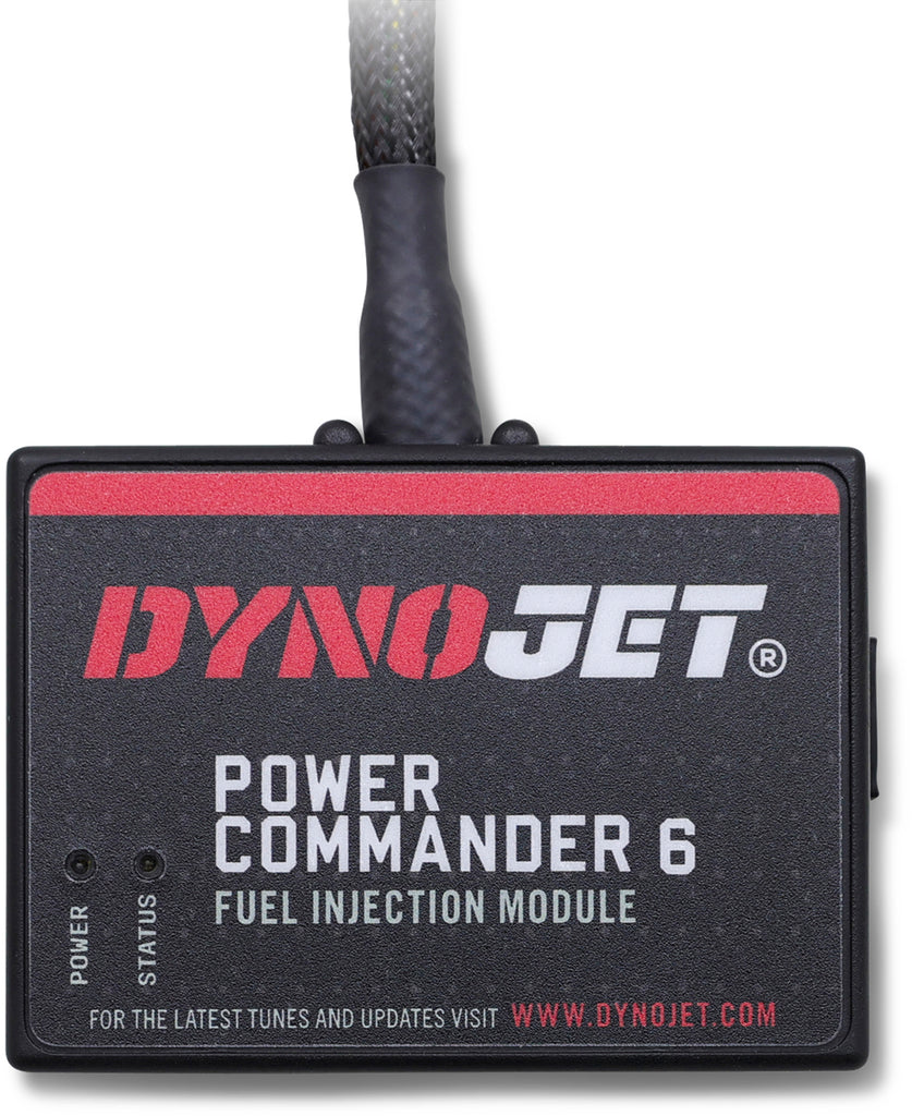 Dynojet Power Commander 6 F/I engine management system for 2017-2024 Scouty Sixty motorcycle, with control module and wiring.