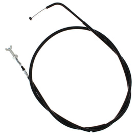 All Balls rear hand brake cable 24-54069 for motorcycle, showing the black control cable with metal fittings.