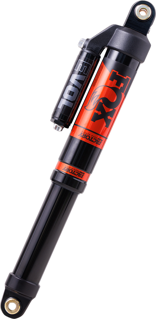Black Fox Float 3 Evol R suspension shock kit for front mountain bike, showing the shock absorber with branding and mounting hardware.