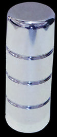 ModQuad Billet Shift Knob for Polaris and Can-Am foot controls, polished aluminum with engraved branding.