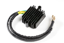 Load image into Gallery viewer, Ricks Motorsport Electric regulator and rectifier for motorcycle electrical system, mounted on a vehicle, with visible wiring.