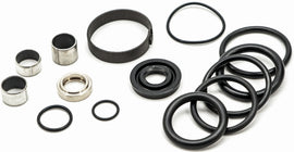 HYGEAR Shock Rebuild Kit S/M Pro/Std 36mm for suspension, showing various rebuild components and seals in a detailed view.
