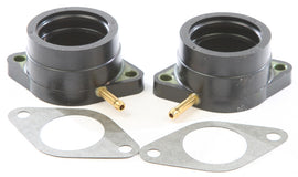 K&L Carburetor Boot and Holder for intake and fuel system, close-up view showing black rubber components and mounting details.