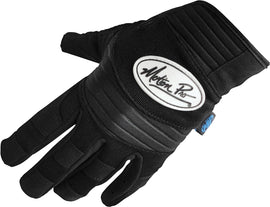 Black Motion Pro Tech Glove X 57-10021, showing the glove's textured palm and adjustable wrist strap on a neutral background.
