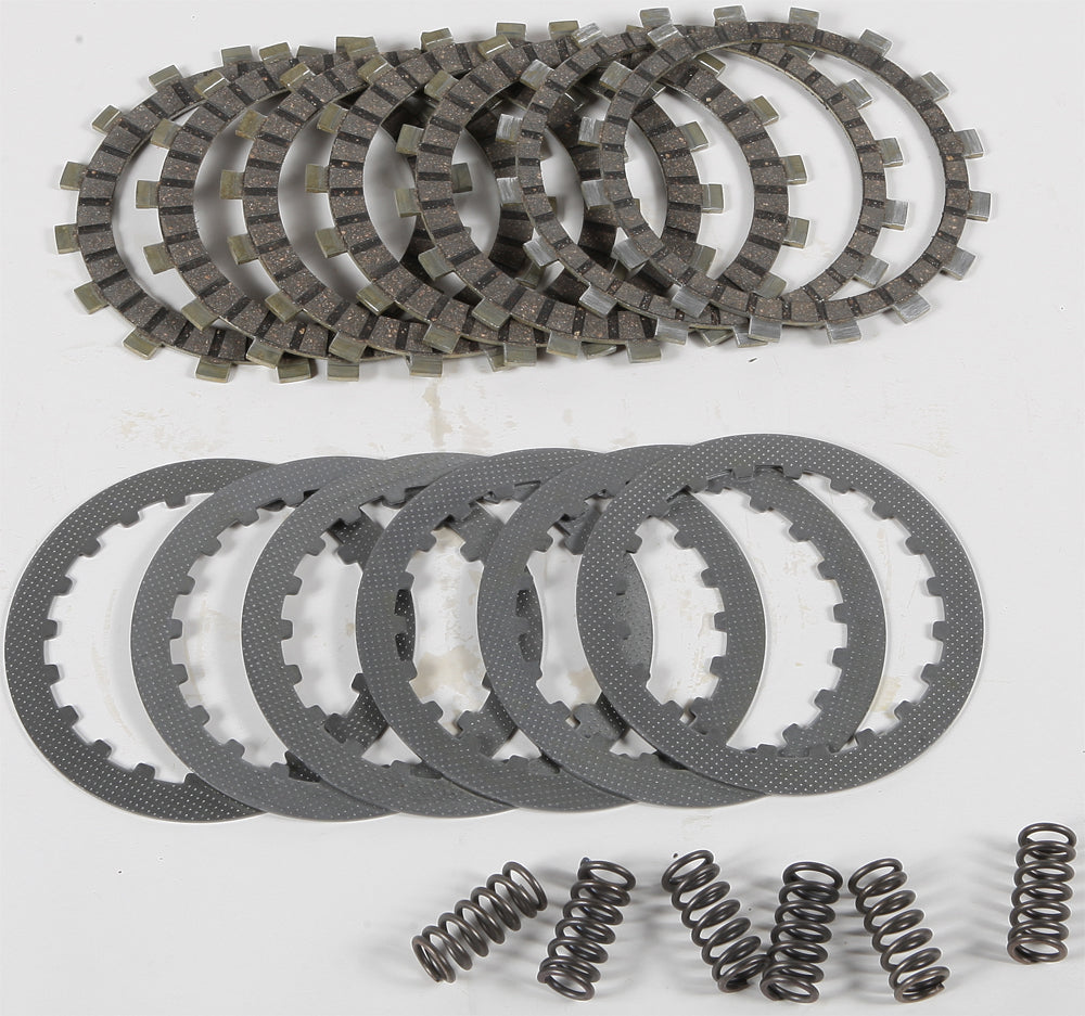 EBC Motorcycle Brakes clutch set DRC30 15-1830 with clutch plates and components, designed for motorcycle clutch systems.