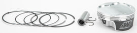 Wiseco Armorglide piston kit with 99.50mm bore, +0.50, 10.2:1 compression ratio, for high-performance engine rebuilds.