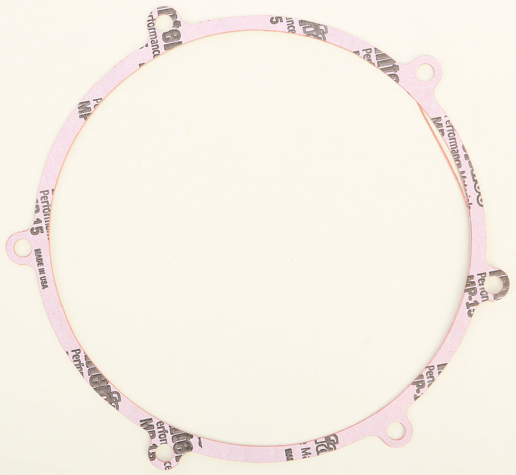 Boyesen motorcycle clutch cover gasket 59-7378A showing a close-up of the black rubber seal for engine protection and sealing.
