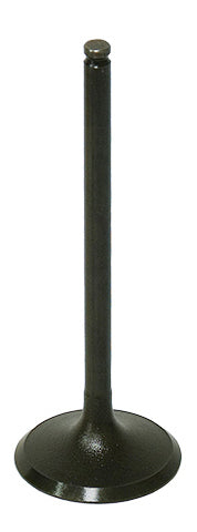 Bronco engine intake valve 183-09197, metallic component with valve seat and stem, used in automotive engine repair.