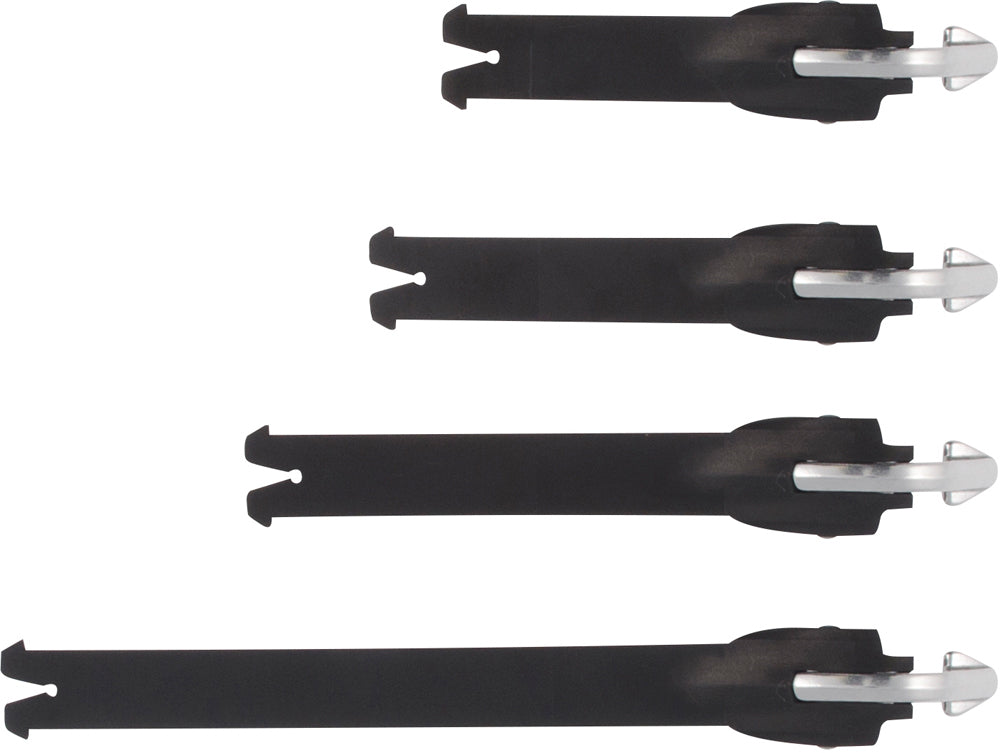 Alpine Star Toucan Gore-Tex buckle straps in black, featuring durable material and adjustable design for outdoor gear.