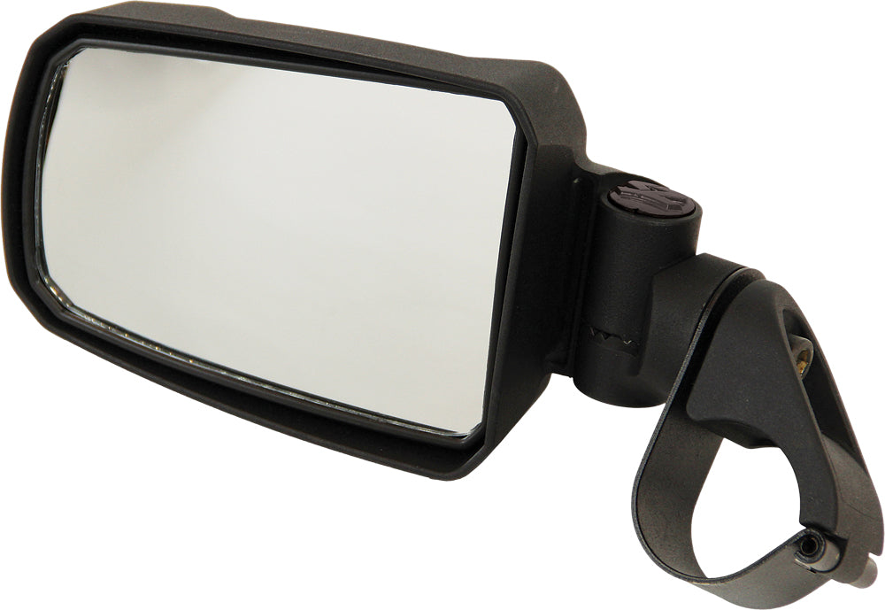 SEIZMIK Pursuit Side Mirrors for 2.00" roll cage, pair, durable metal construction, mounted on off-road vehicle with cage framework
