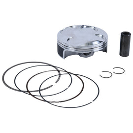 Vertex forged piston kit with 95.97mm standard size and 13.5:1 compression ratio, includes piston components for engine rebuild.