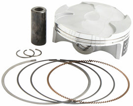 Vertex forged piston kit for Kawasaki GP RC, includes standard 77.95mm piston with 15.5:1 compression ratio, shown in the image.