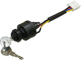 SP1 electrical ignition switch model 12-0158 with key and wiring, designed for vehicle ignition systems.