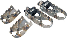 Load image into Gallery viewer, Z Broz Racing Double Threat Snow Bike Footpeg, durable metal foot controls with textured grip for snow bike riding.