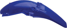 Load image into Gallery viewer, Acerbis blue rear fender for motorcycles, showing the curved plastic design with mounting points and the Acerbis logo.