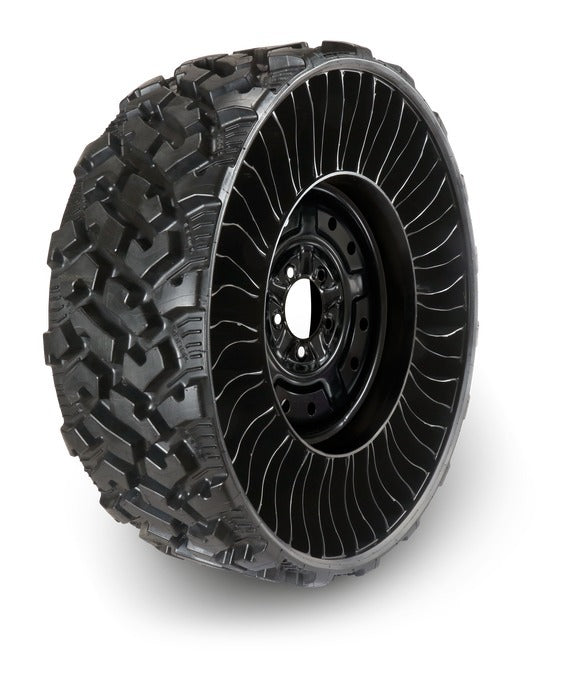 Michelin Tweel UTV tire and wheel kit in 32x10x15 size with 5/4.5 bolt pattern, suitable for off-road use and 62 mph speed limit.