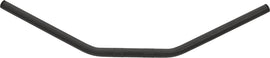 HardDrive 1-inch drag-bar handlebar with 0-inch rise in black for bicycle or motorcycle handlebars, shown in the image.