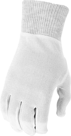SP1 women's metallic glove liner, lightweight and fitted with a shiny silver finish, designed for layering or stylish wear