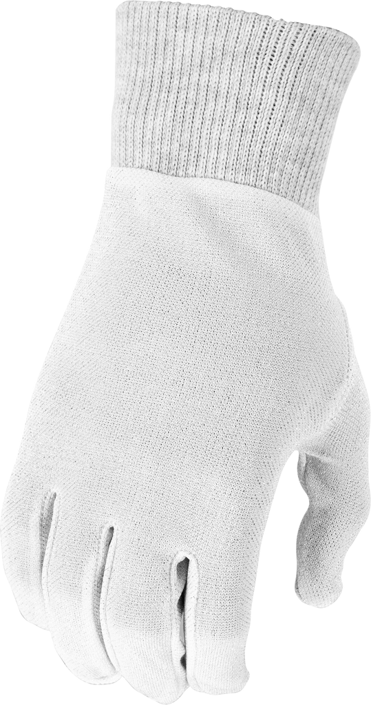 SP1 men's metallic glove liner with a sleek, shiny fabric and close-fitting design, ideal for layering or cold weather protection.