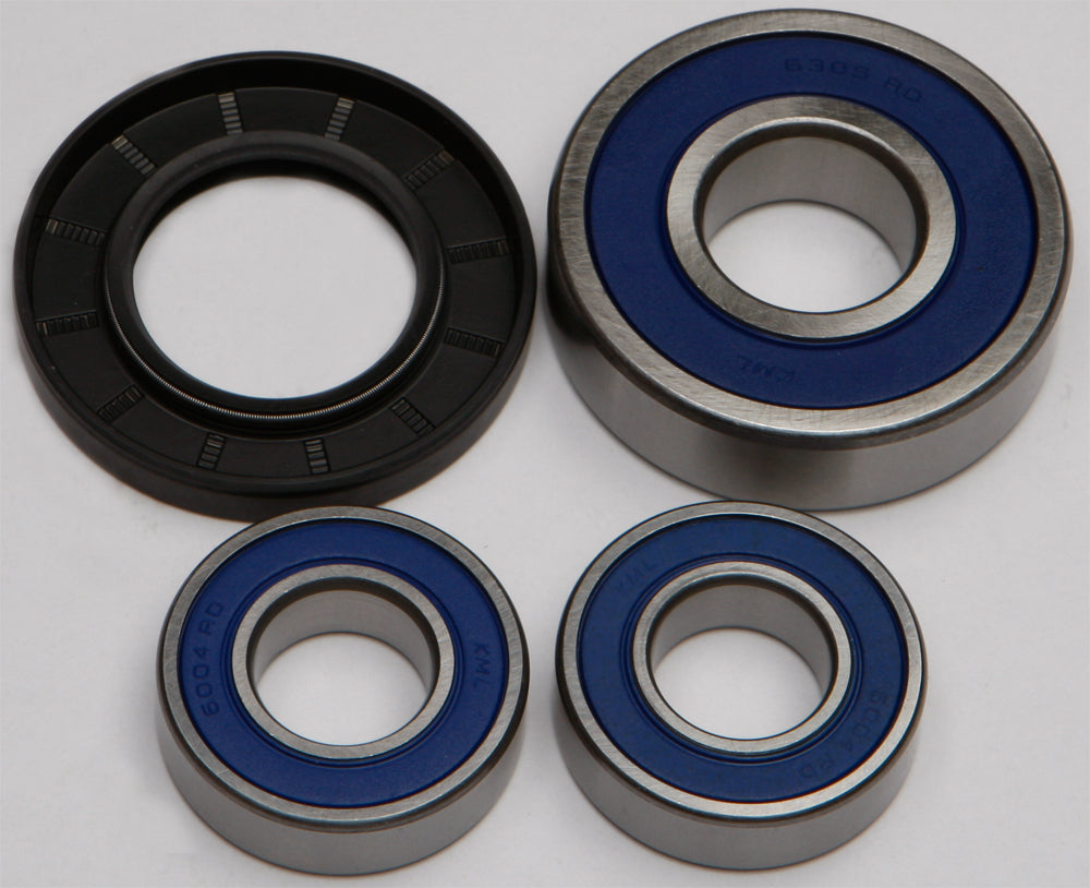 All Balls rear wheel bearing and seal kit 22-51096 with bearings and seals for motorcycle wheel maintenance.