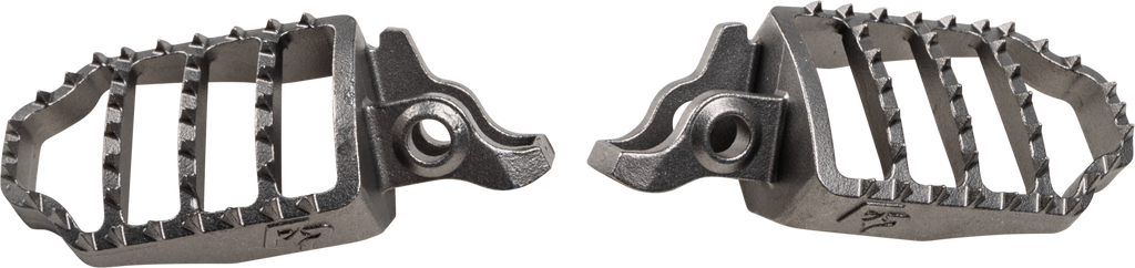 Fire Power Fire Power Standard Gator Foot Pegs, 58x90mm, motorcycle foot controls with textured grip surface.